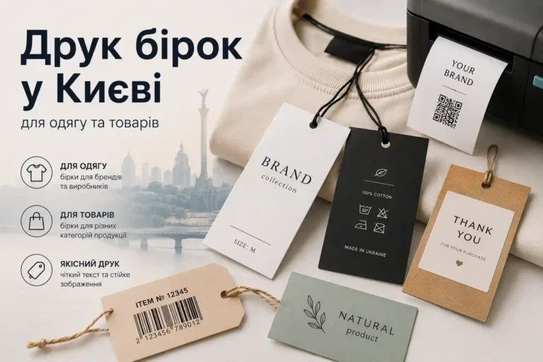 Друк бірок у Києві