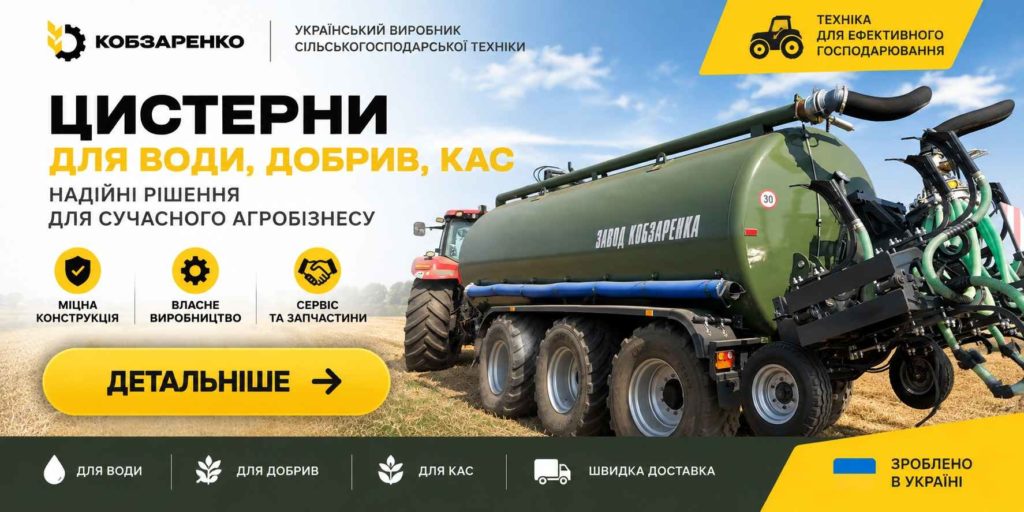 цистерни для води, добрив